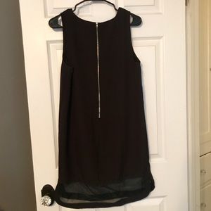 Black Dress with mesh bottom